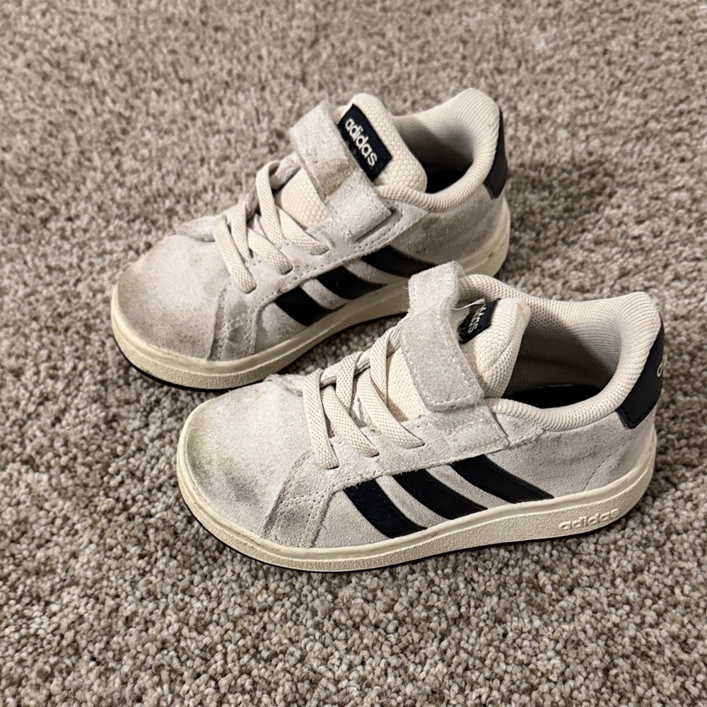 Adidas Kids Sneakers - Beige and Black